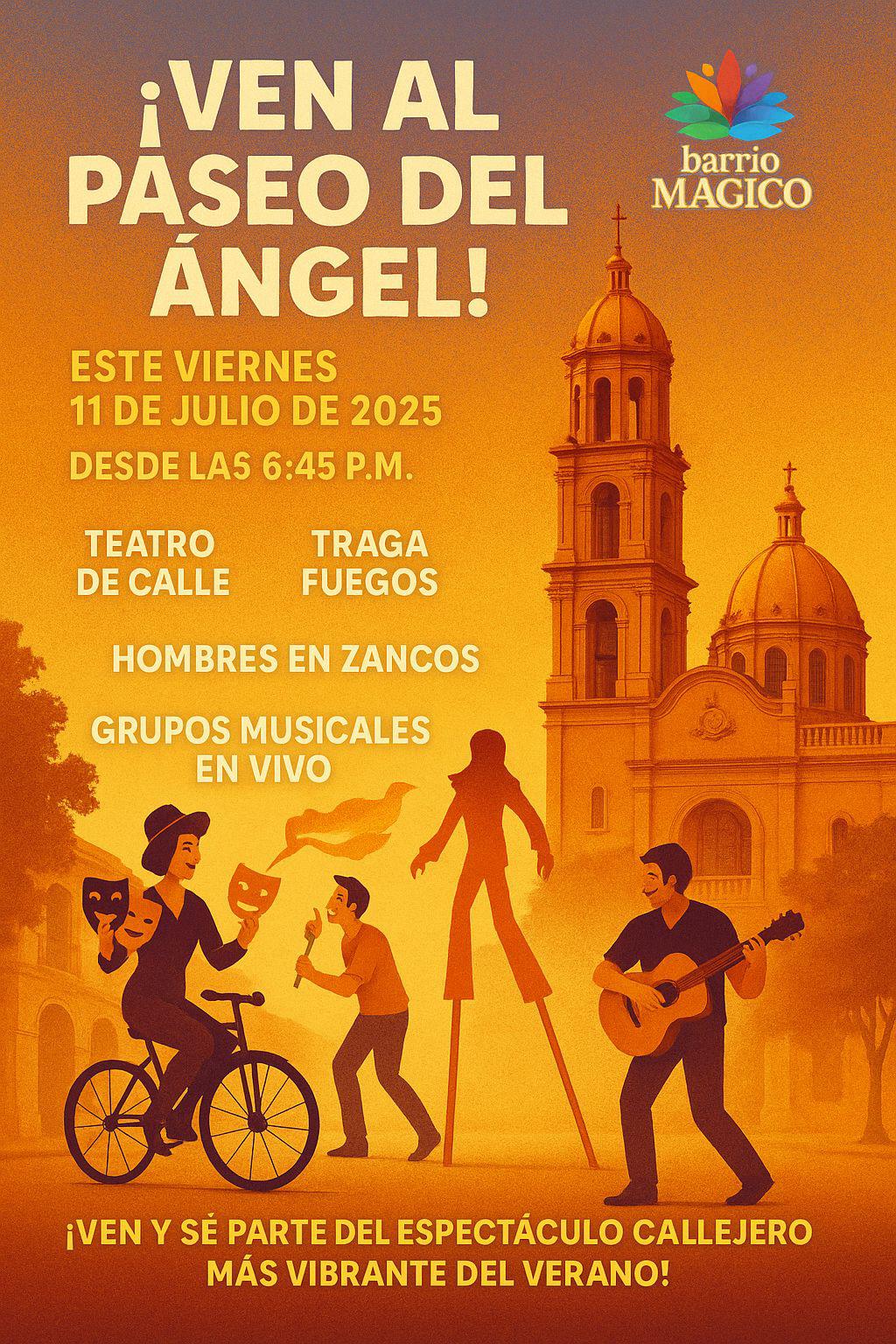 Invitan al Paseo del Ángel, el espectáculo callejero más vibrante del verano, este viernes $!Invitan al Paseo del Ángel, el espectáculo callejero más vibrante del verano, este viernes