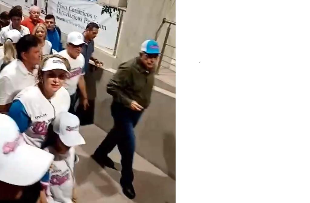 Entre la multitud llega el Gobernador Rocha Moya al estadio para el Cuadrangular del Bienestar $!Entre la multitud llega el Gobernador Rocha Moya al estadio para el Cuadrangular del Bienestar