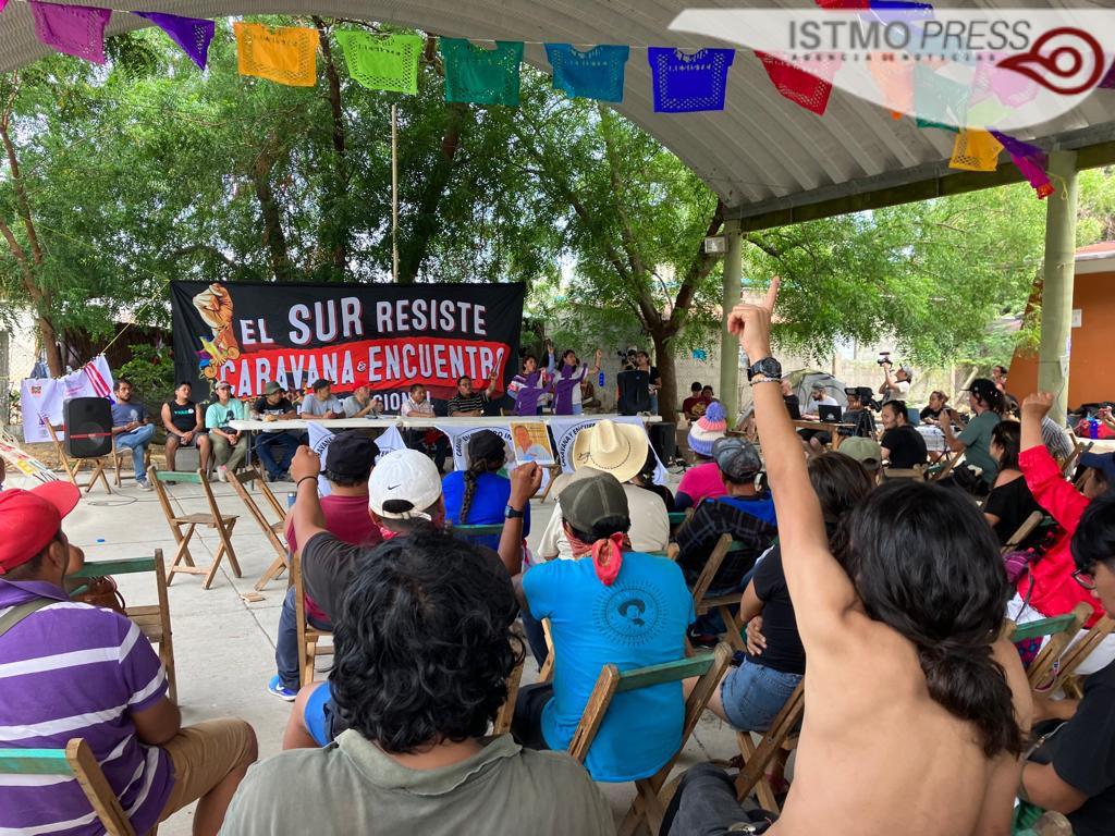 Llega caravana del sur a Oaxaca ‘el territorio es nuestro y lo defendemos resistiendo’ $!Llega caravana del sur a Oaxaca ‘el territorio es nuestro y lo defendemos resistiendo’