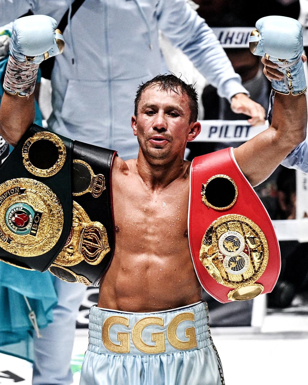 Golovkin noquea a Murata y unifica su título; busca tercera pelea contra Canelo $!Golovkin noquea a Murata y unifica su título; busca tercera pelea contra Canelo