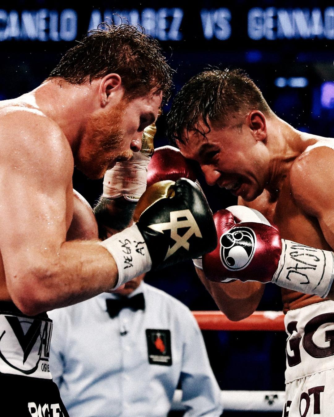 Golovkin noquea a Murata y unifica su título; busca tercera pelea contra Canelo $!Golovkin noquea a Murata y unifica su título; busca tercera pelea contra Canelo