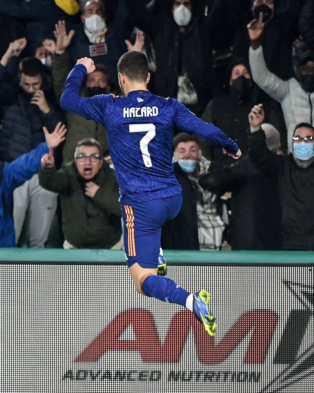 Hazard da al Real Madrid sufrido pase en la Copa del Rey $!Hazard da al Real Madrid sufrido pase en la Copa del Rey