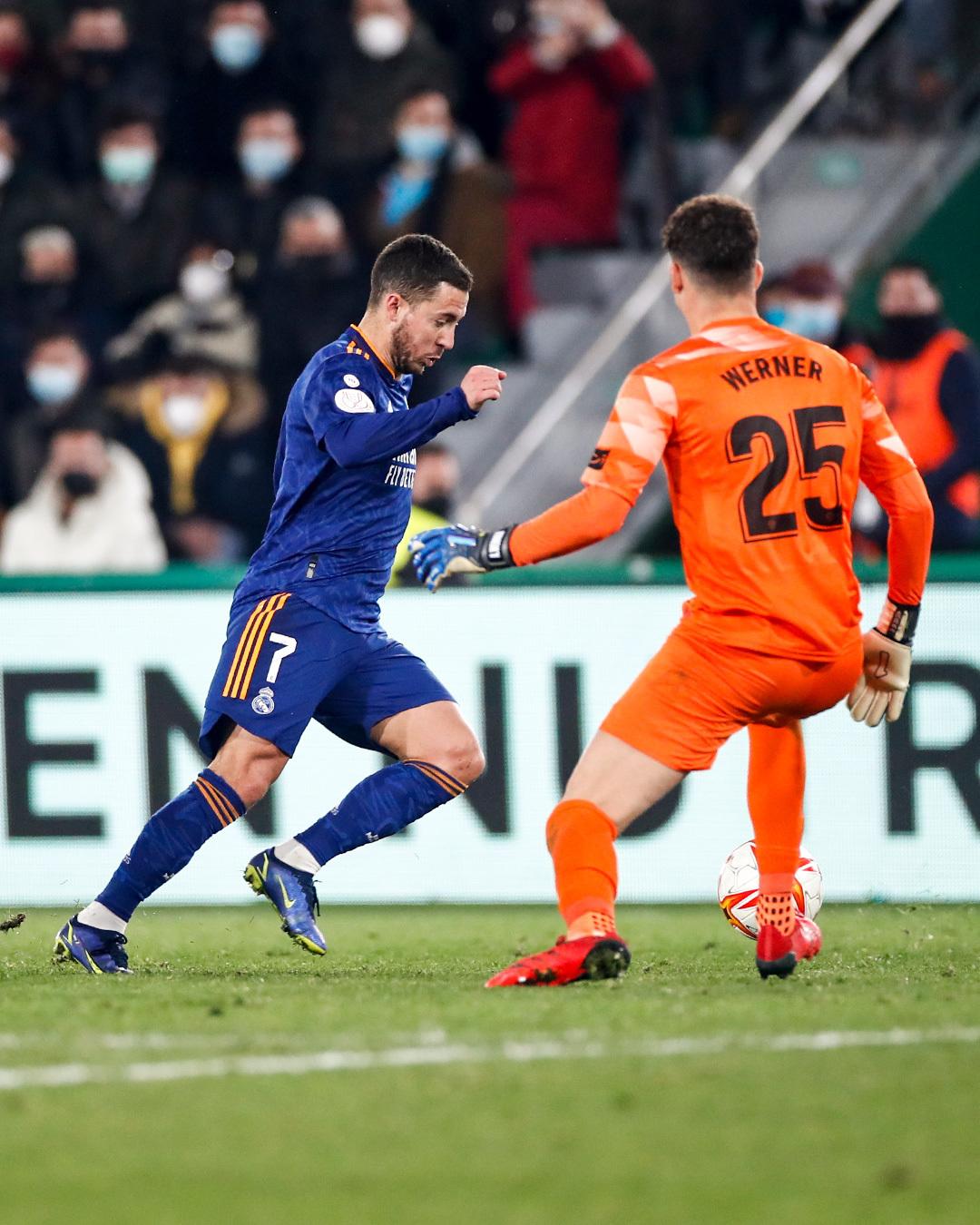 Hazard da al Real Madrid sufrido pase en la Copa del Rey $!Hazard da al Real Madrid sufrido pase en la Copa del Rey