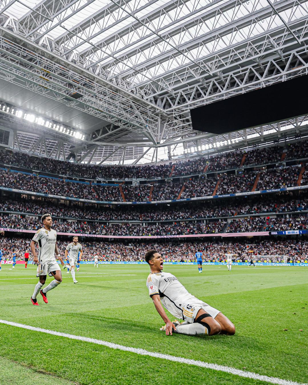 Bellingham firma la remontada de Real Madrid ante Getafe $!Bellingham firma la remontada de Real Madrid ante Getafe
