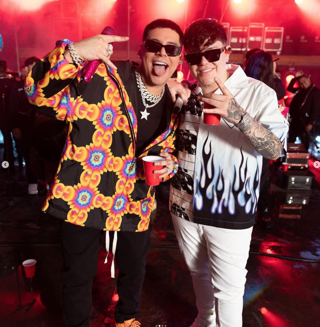 Eduin Caz y Junior H. $!Eduin Caz y Junior H.