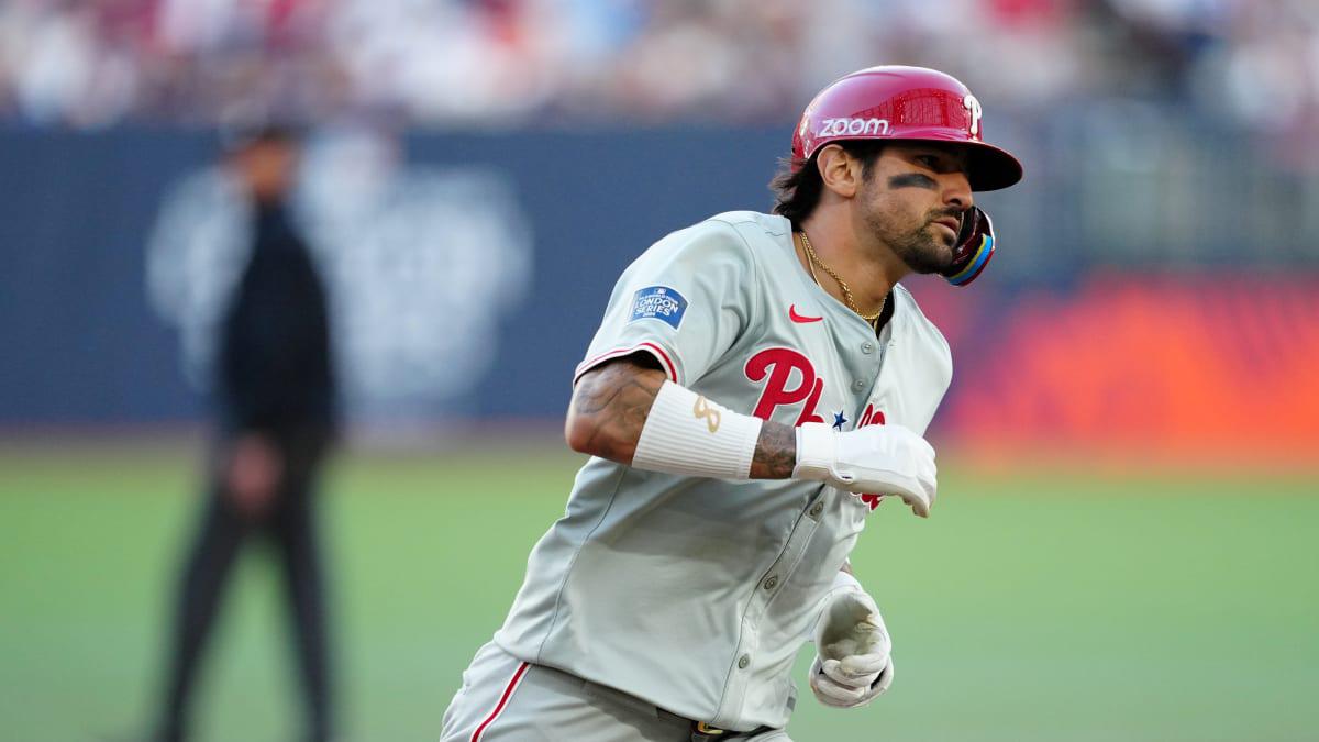 Filis vencen a Mets a fuerza de jonrones en el Juego 1 de la Serie de Londres $!Filis vencen a Mets a fuerza de jonrones en el Juego 1 de la Serie de Londres