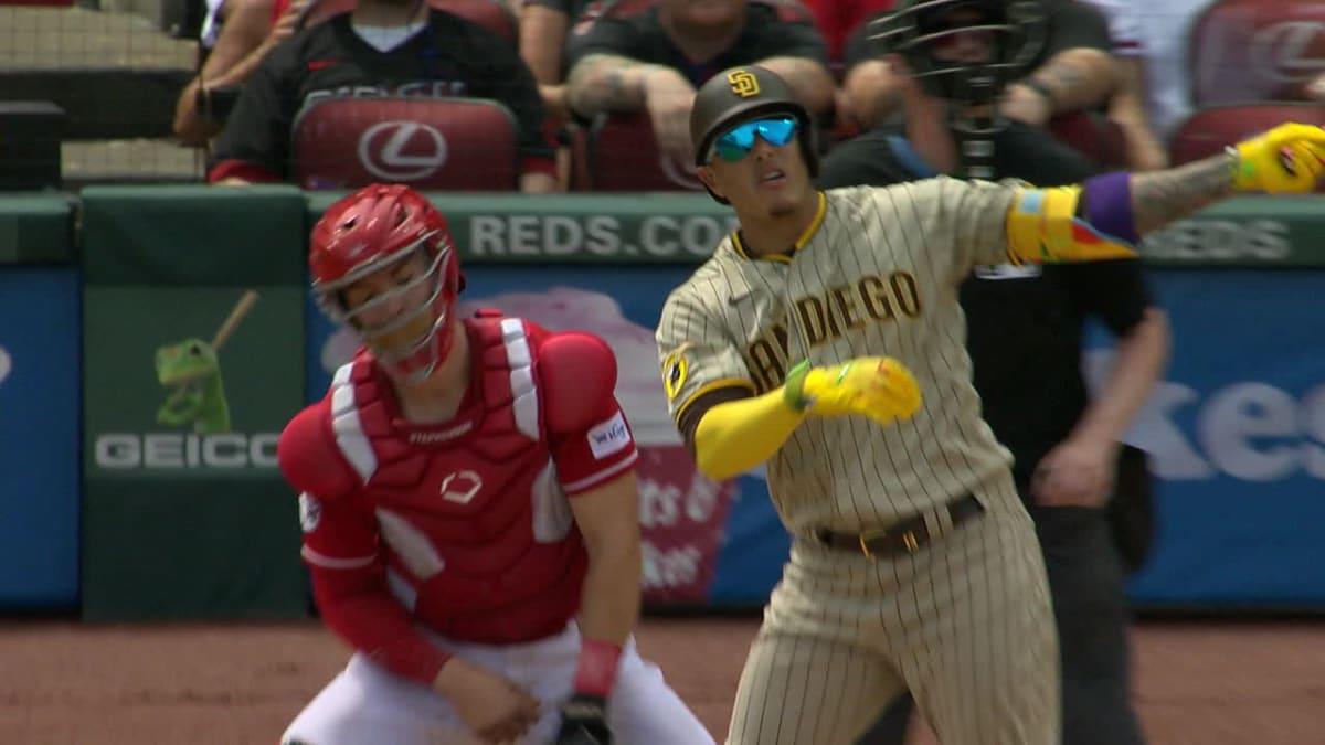 Jonrones de Machado y Soto guían paliza de Padres ante Rojos $!Jonrones de Machado y Soto guían paliza de Padres ante Rojos
