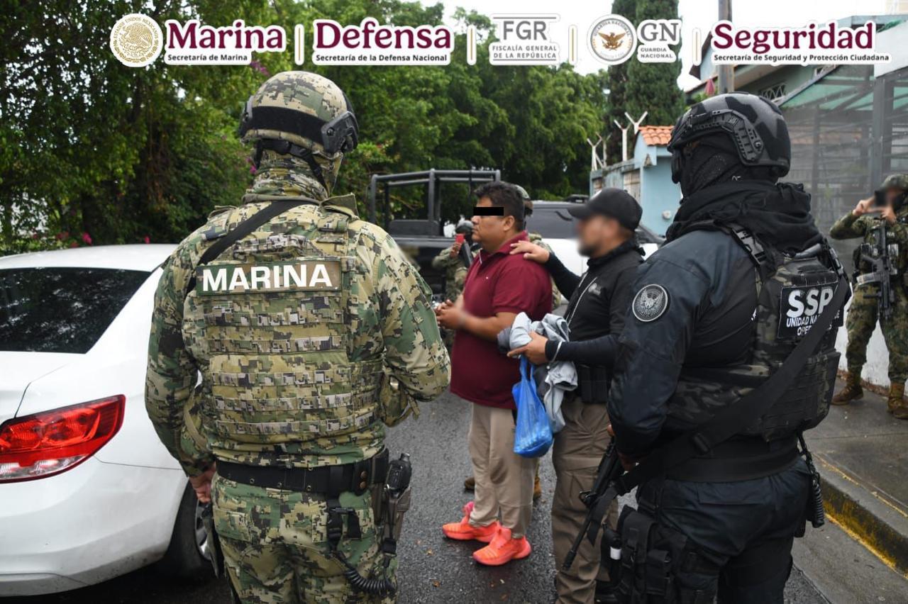 Detienen a 14 presuntos criminales en operativos simultáneos en Edomex, Jalisco y Nayarit $!Detienen a 14 presuntos criminales en operativos simultáneos en Edomex, Jalisco y Nayarit
