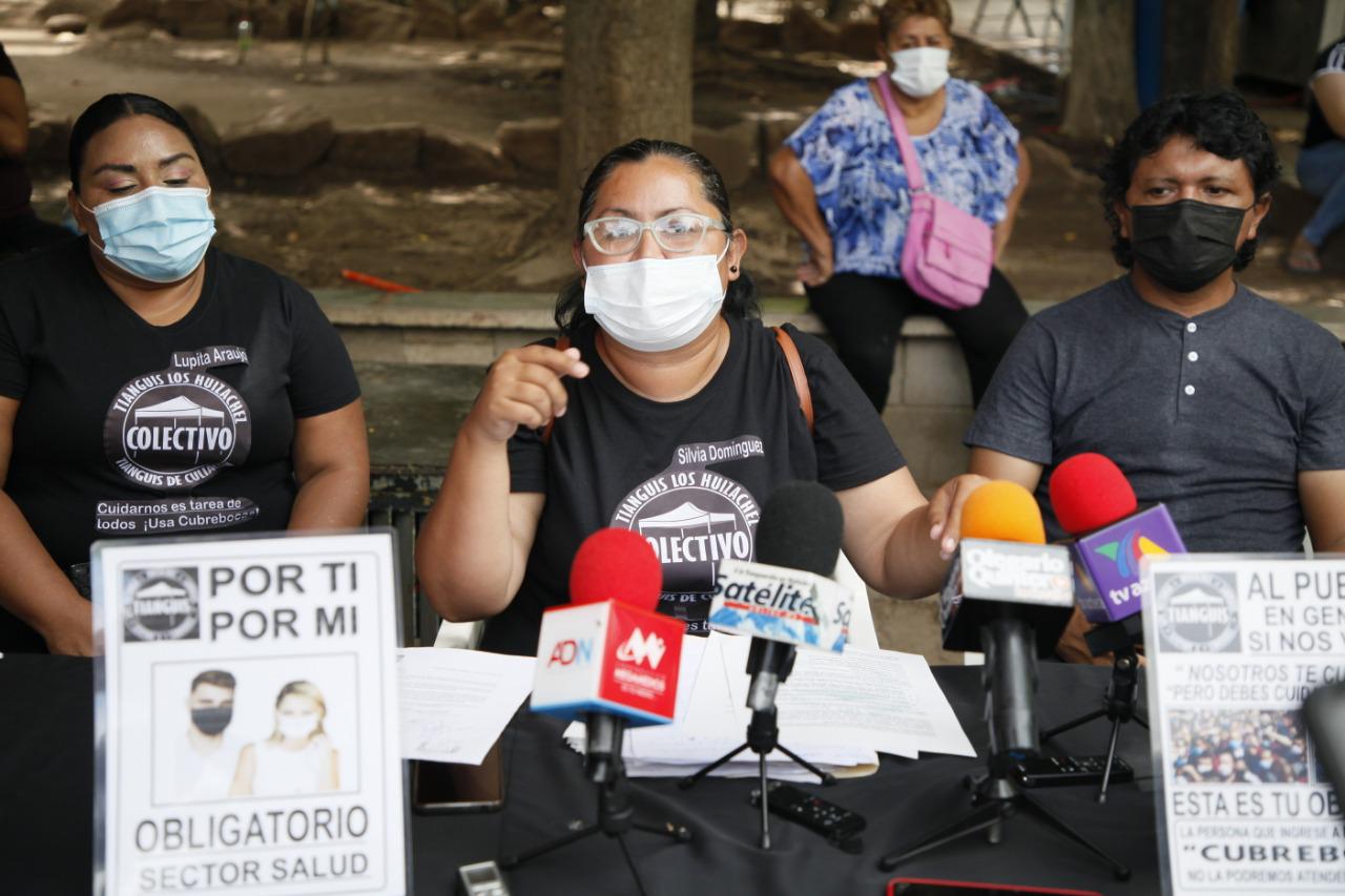 En Culiacán, proponen tiangueros reabrir Los Huizaches este domingo; se comprometen con seguridad sanitaria $!En Culiacán, proponen tiangueros reabrir Los Huizaches este domingo; se comprometen con seguridad sanitaria