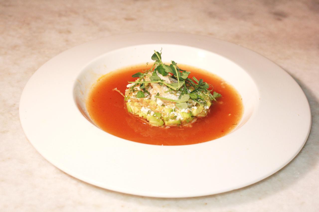 Sopa de abulón con camarón y fideo $!Sopa de abulón con camarón y fideo