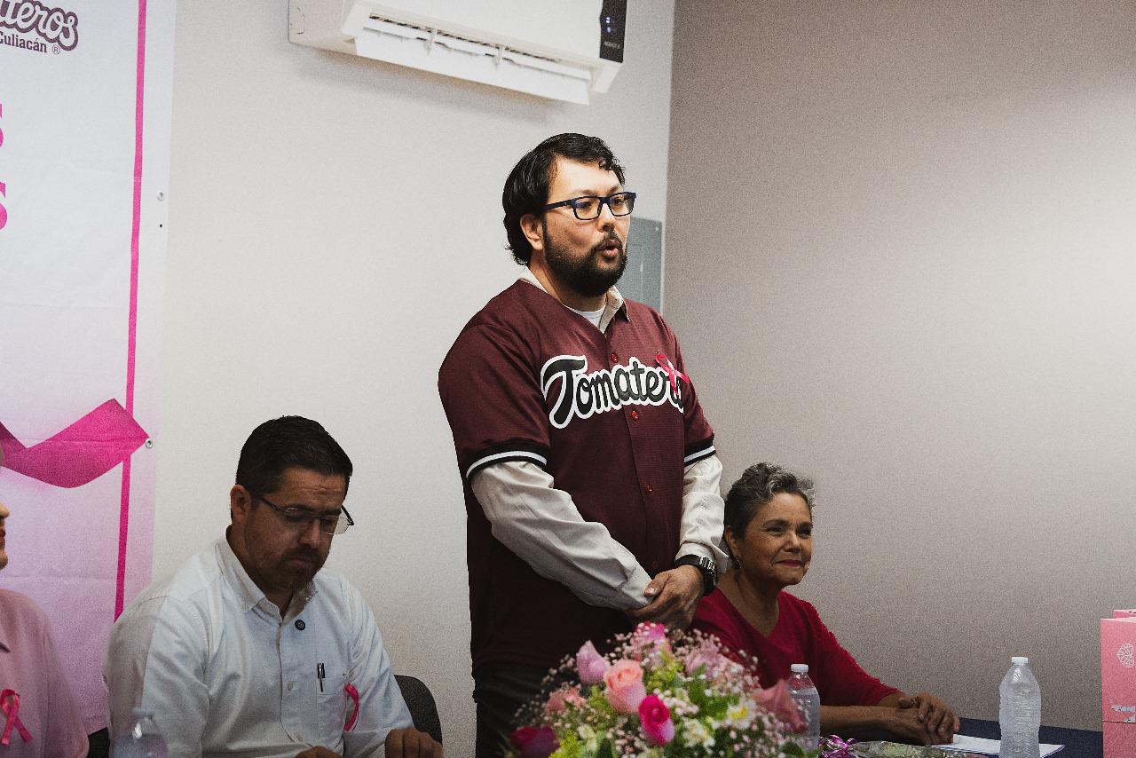 Tomateros y DIF Sinaloa concretan apoyo en lucha contra cáncer de mama $!Tomateros y DIF Sinaloa concretan apoyo en lucha contra cáncer de mama