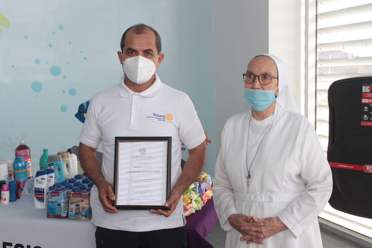 Entregan donativo a Asilo de Ancianos La Inmaculada, en Mazatlán $!Entregan donativo a Asilo de Ancianos La Inmaculada, en Mazatlán