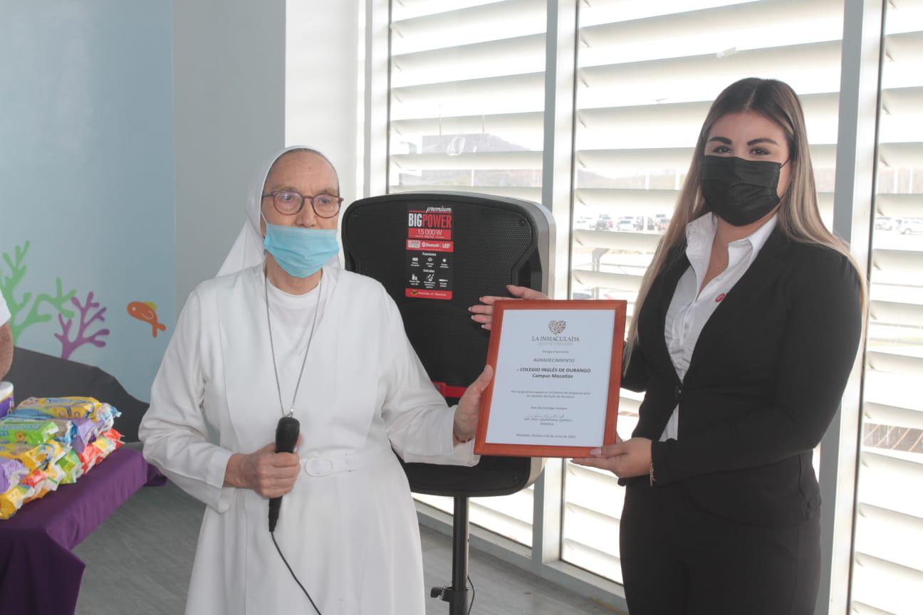Entregan donativo a Asilo de Ancianos La Inmaculada, en Mazatlán $!Entregan donativo a Asilo de Ancianos La Inmaculada, en Mazatlán