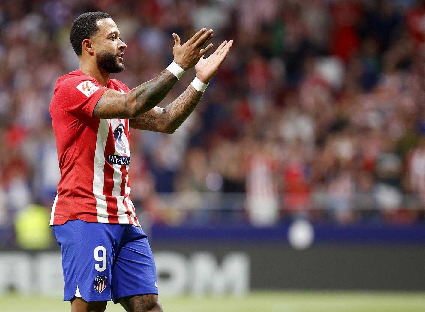 Golazo de Memphis Depay y victoria del Atlético de Madrid $!Golazo de Memphis Depay y victoria del Atlético de Madrid