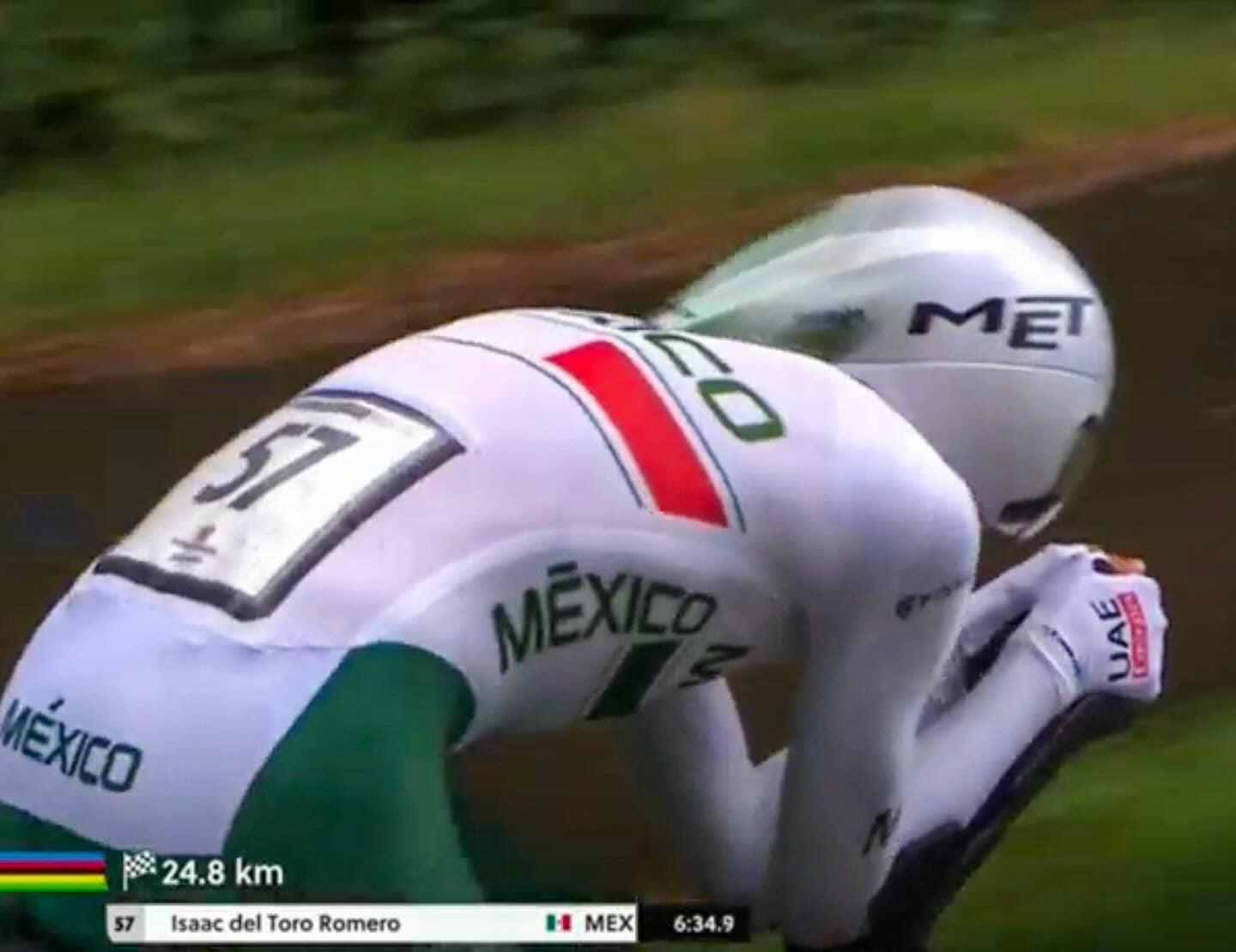 Isaac del Toro entra en el top 12 en el Mundial de Ciclismo en Zúrich $!Isaac del Toro entra en el top 12 en el Mundial de Ciclismo en Zúrich