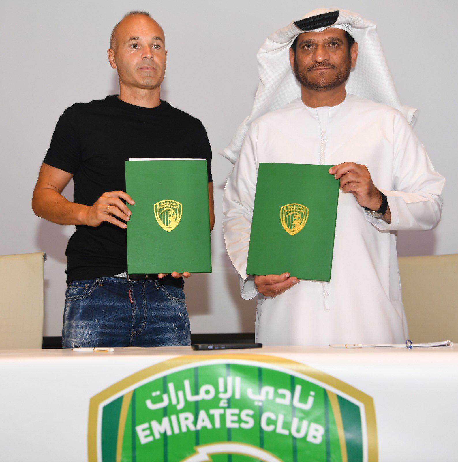 Andrés Iniesta es presentado con el Emirates FC $!Andrés Iniesta es presentado con el Emirates FC