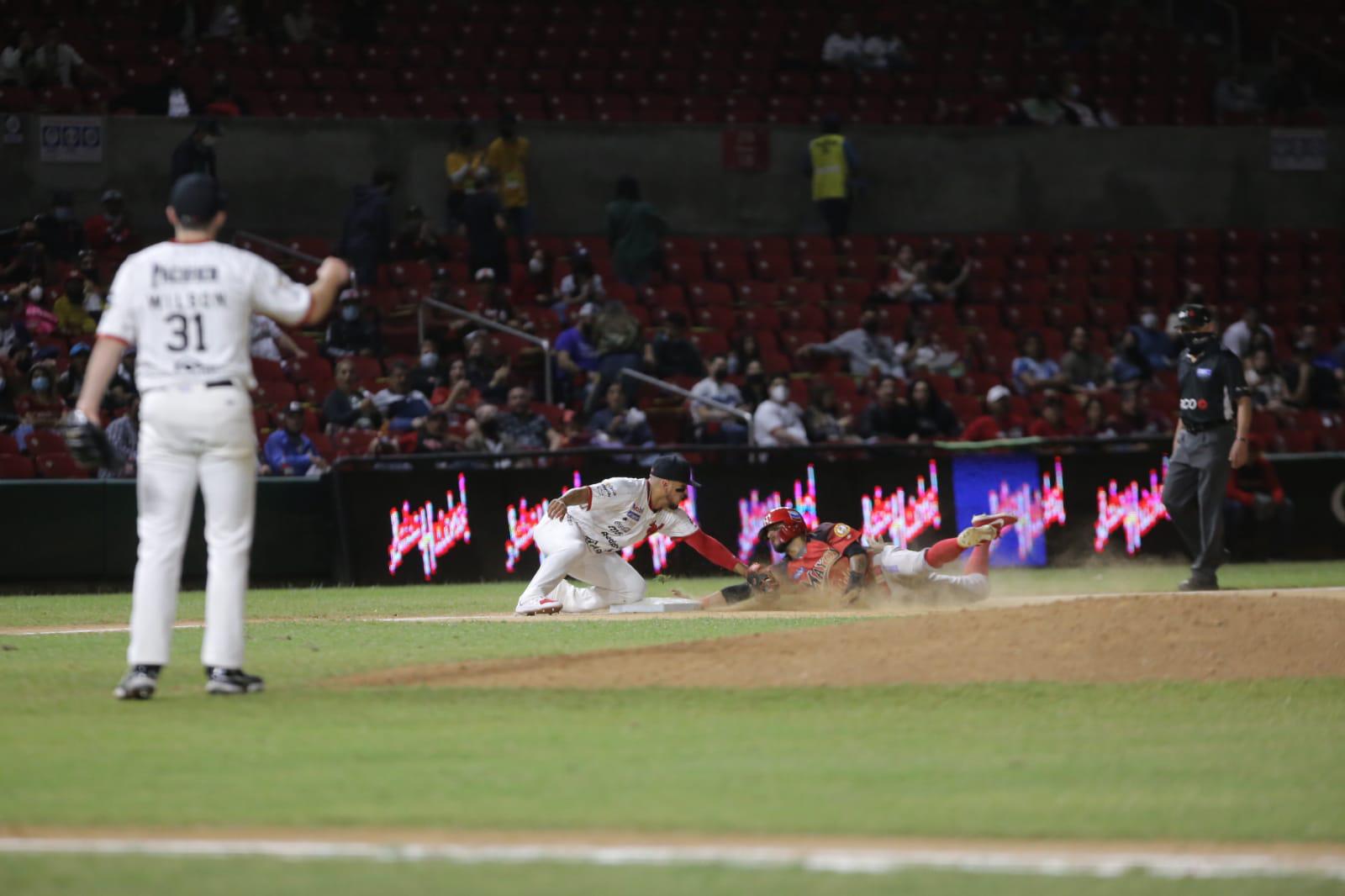 Venados de Mazatlán cae en extrainnings ante Mayos y complica su panorama rumbo a playoffs $!Venados de Mazatlán cae en extrainnings ante Mayos y complica su panorama rumbo a playoffs