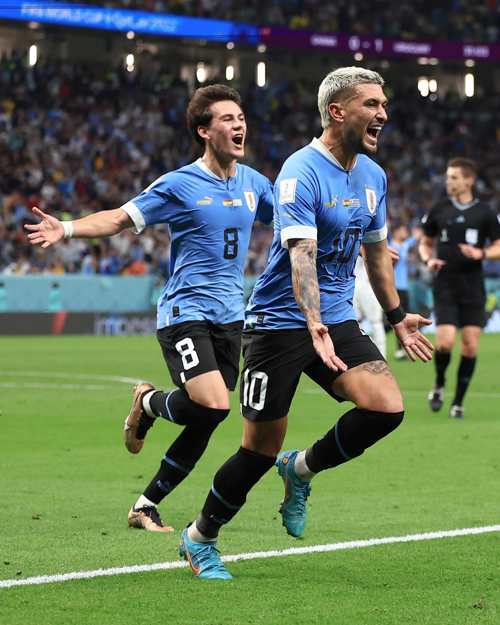 Uruguay vence a Ghana, pero no le alcanza y queda eliminado $!Uruguay vence a Ghana, pero no le alcanza y queda eliminado