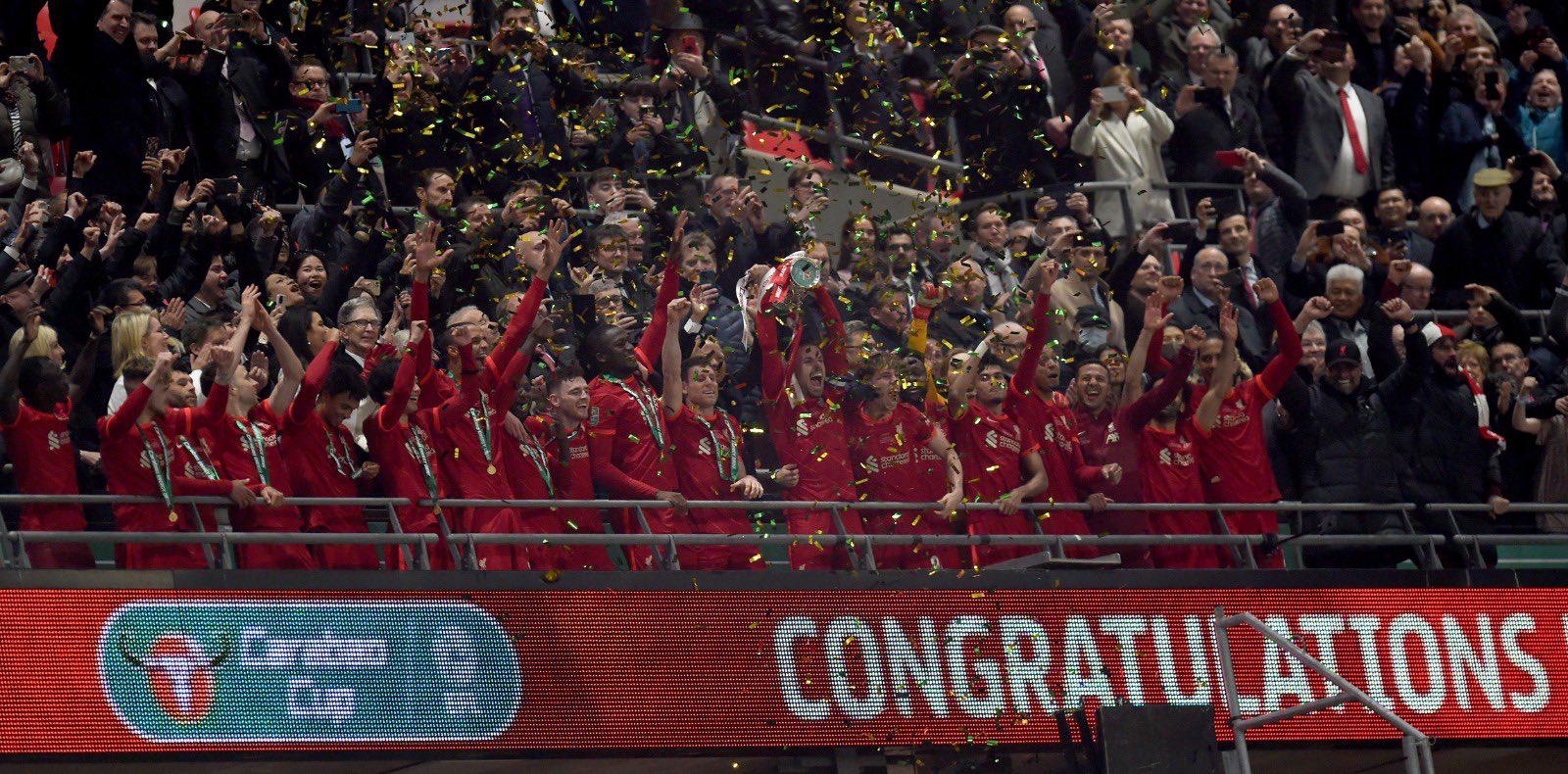 Liverpool vence 11-10 a Chelsea en penaltis en la final de la Copa de la Liga inglesa $!Liverpool vence 11-10 a Chelsea en penaltis en la final de la Copa de la Liga inglesa