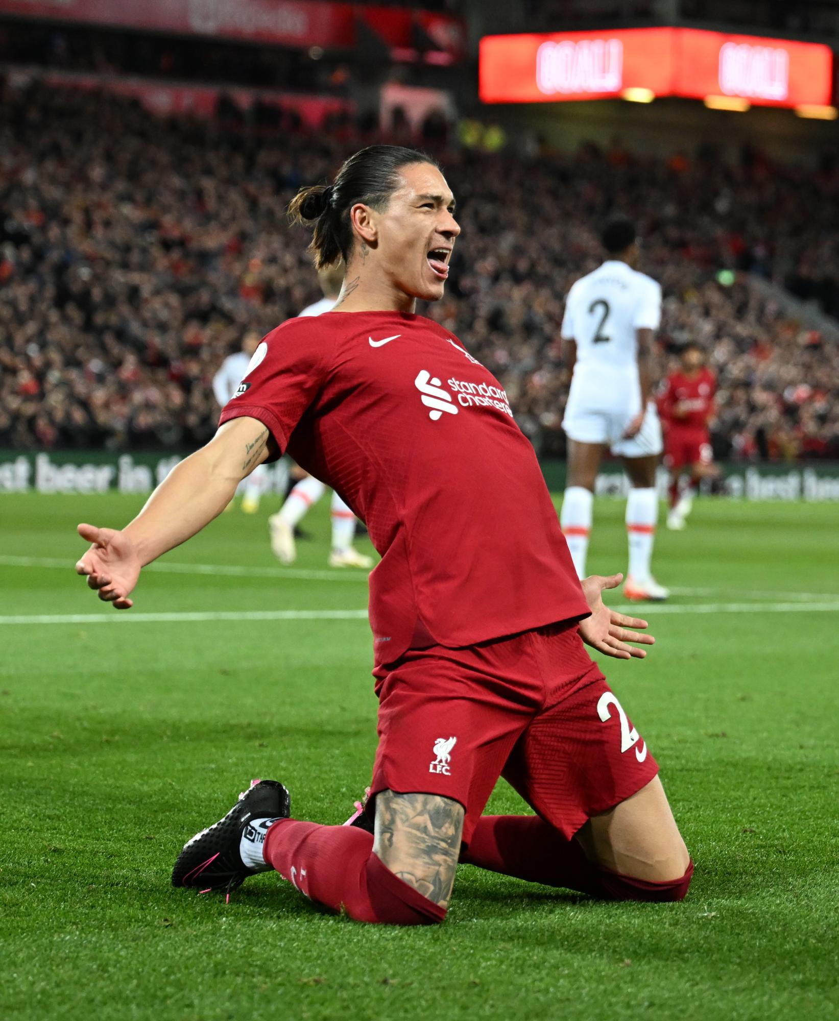 Con gol de Darwin Núñez, Liverpool vence 1-0 a West Ham en Anfield $!Con gol de Darwin Núñez, Liverpool vence 1-0 a West Ham en Anfield
