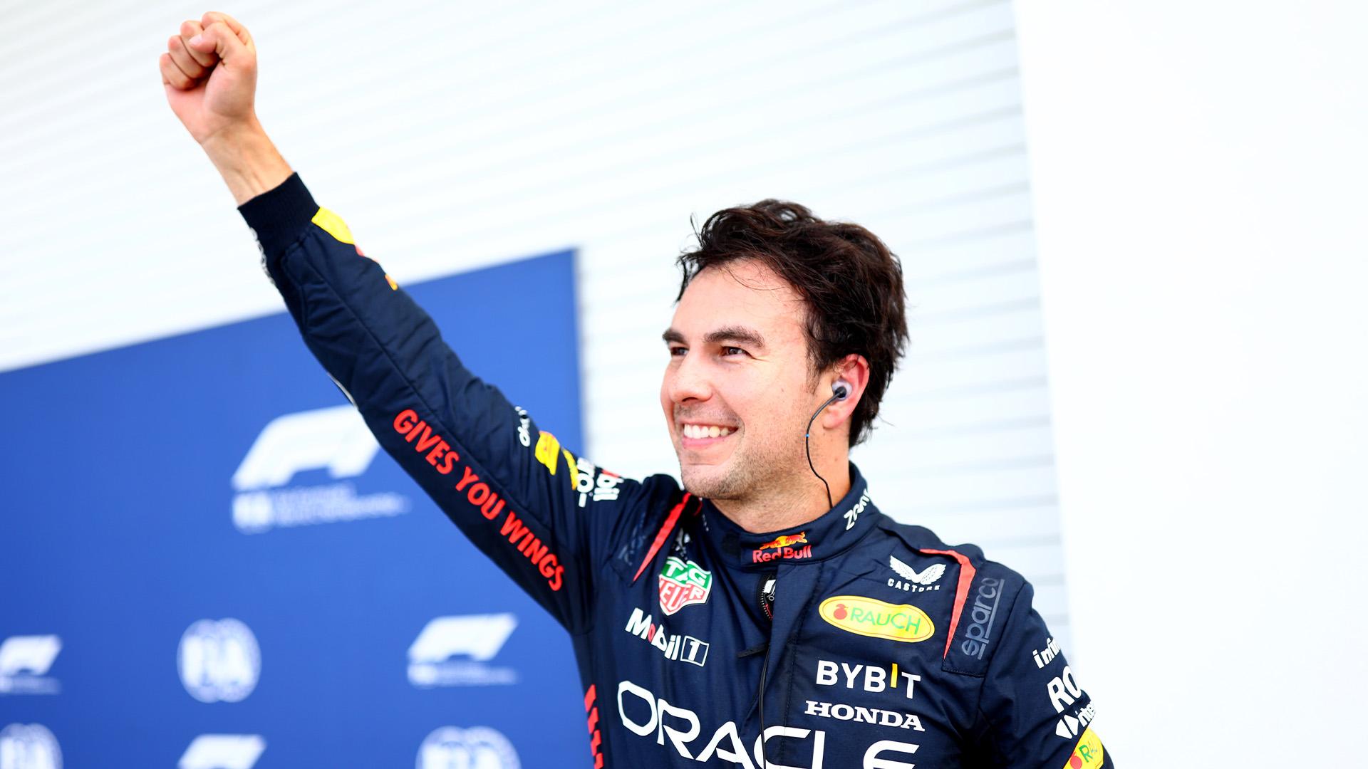 Checo se siente aliviado de lograr la pole de Miami $!Checo se siente aliviado de lograr la pole de Miami