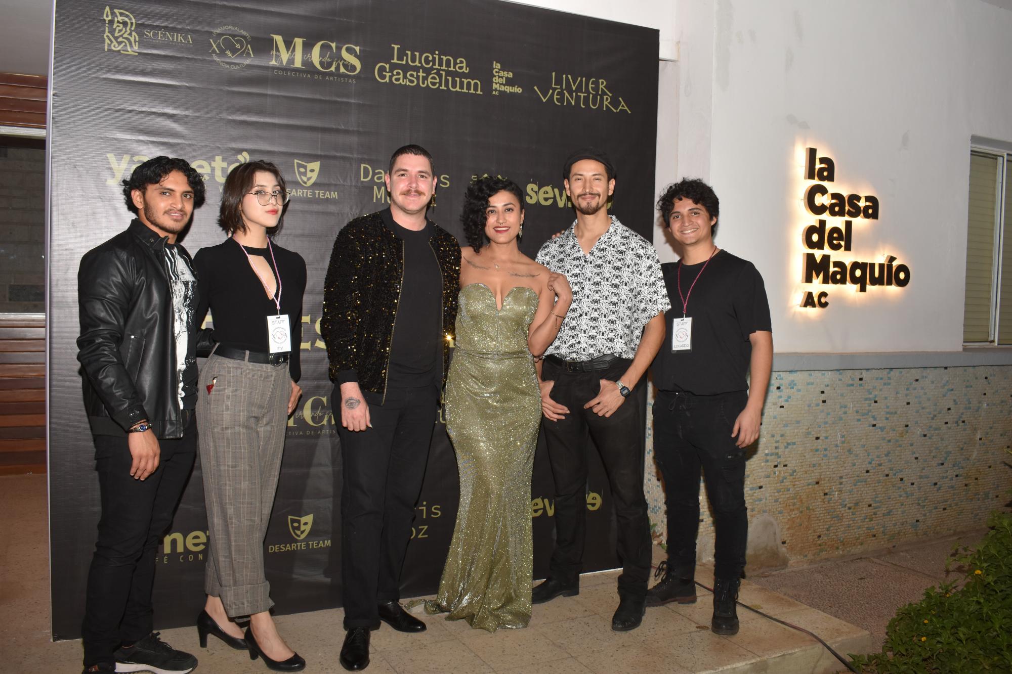 Organizadores del evento David Bauman, Fy Vargas, Jonathan Azbat, Judith Cárdenas, Juan Andrés Gastélum y Eduardo D’ Rodelo. $!Organizadores del evento David Bauman, Fy Vargas, Jonathan Azbat, Judith Cárdenas, Juan Andrés Gastélum y Eduardo D’ Rodelo.