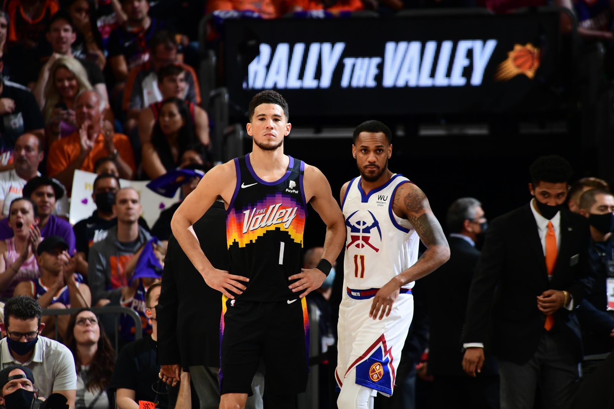 Phoenix Suns da una exhibición y saca a bailar a Denver Nuggets para el 2-0 $!Phoenix Suns da una exhibición y saca a bailar a Denver Nuggets para el 2-0