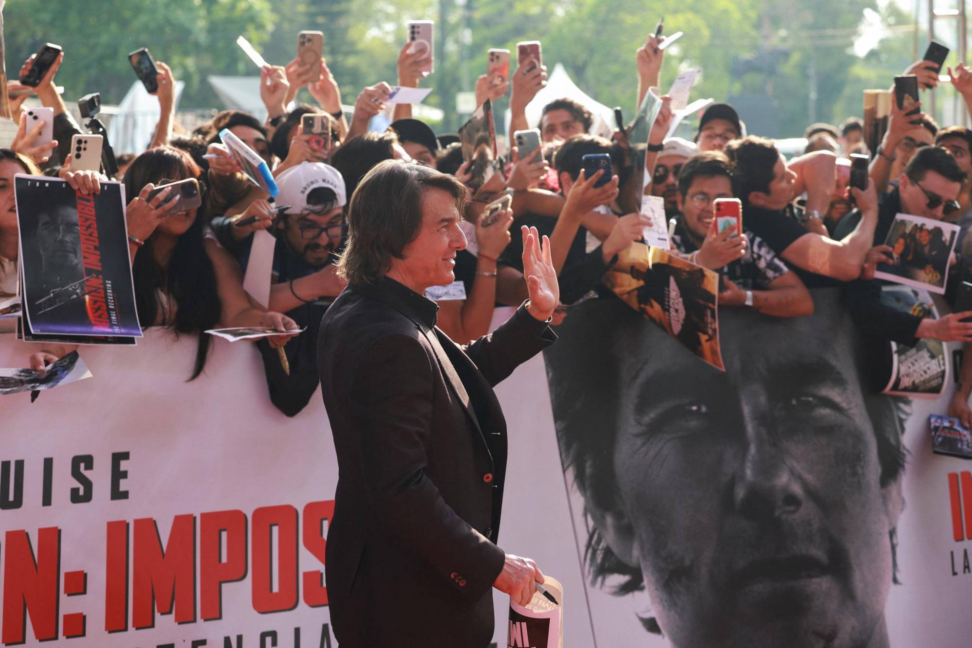 Llega Tom Cruise a México para promocionar la última entrega de ‘Misión Imposible’ $!Llega Tom Cruise a México para promocionar la última entrega de ‘Misión Imposible’