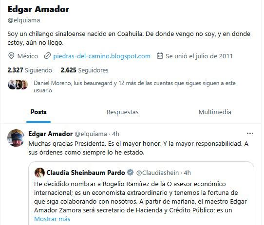 De ‘crianza’ sinaloense, nuevo Secretario de Hacienda $!De ‘crianza’ sinaloense, nuevo Secretario de Hacienda