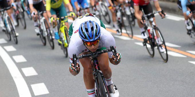 Sinaloense Yareli Salazar no termina la prueba del ciclismo de ruta femenil en Tokio 2020 $!Sinaloense Yareli Salazar no termina la prueba del ciclismo de ruta femenil en Tokio 2020