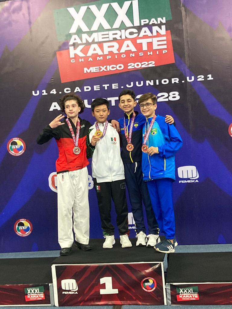 Mazatleco Kaito Yoshii conquista Panamericano Juvenil de Karate $!Mazatleco Kaito Yoshii conquista Panamericano Juvenil de Karate
