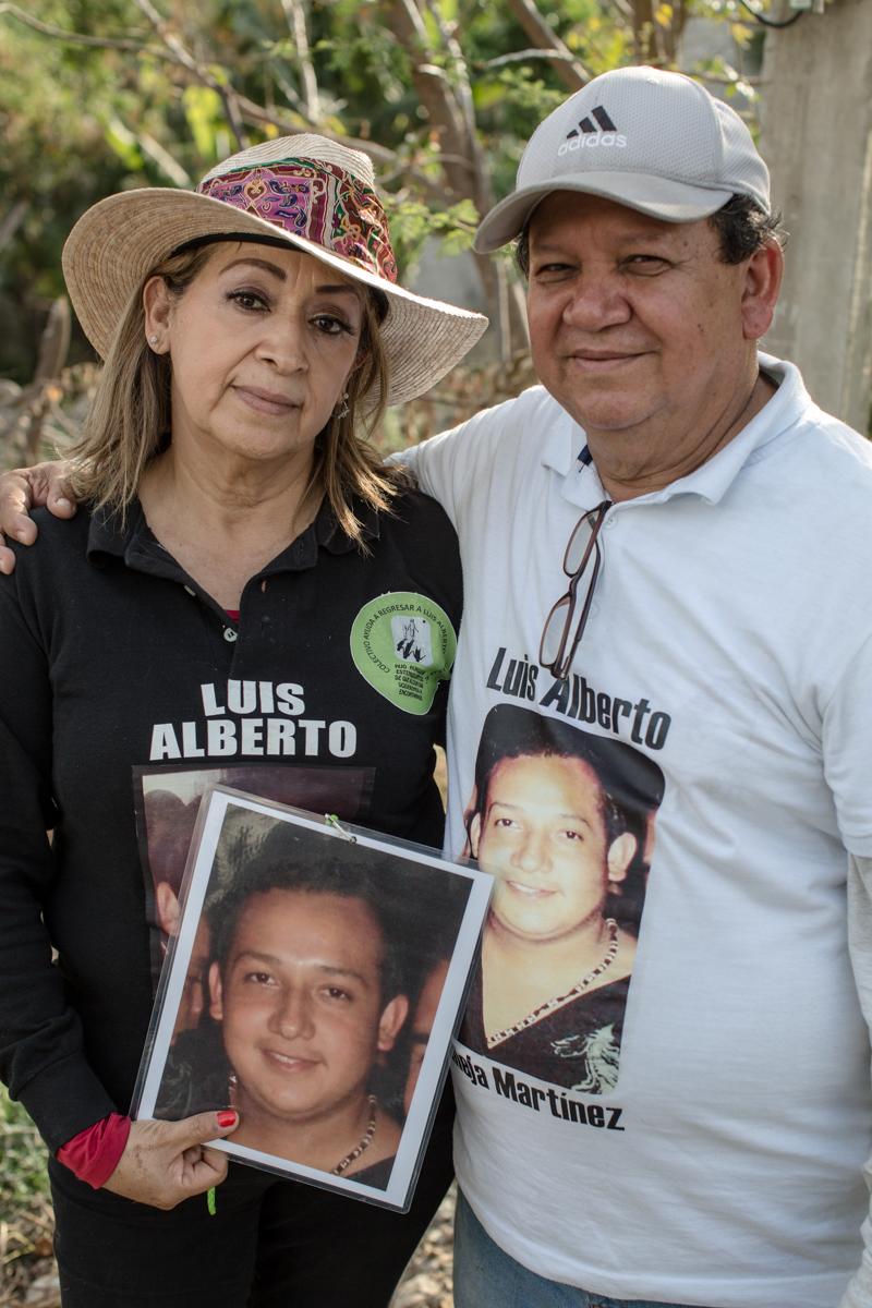 Noemí Martínez y Gerardo Calleja buscan desde hace más de 12 años a Luis Alberto. $!Noemí Martínez y Gerardo Calleja buscan desde hace más de 12 años a Luis Alberto.
