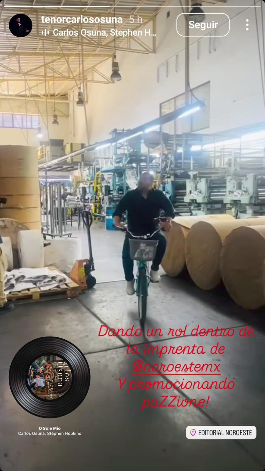 Carlos Osuna rinde tributo a Italia con ‘Pazzione’ $!Carlos Osuna rinde tributo a Italia con ‘Pazzione’