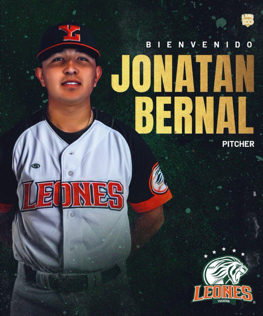 Mazatleco Jonatan Bernal regresa a Liga Mexicana de Beisbol $!Mazatleco Jonatan Bernal regresa a Liga Mexicana de Beisbol