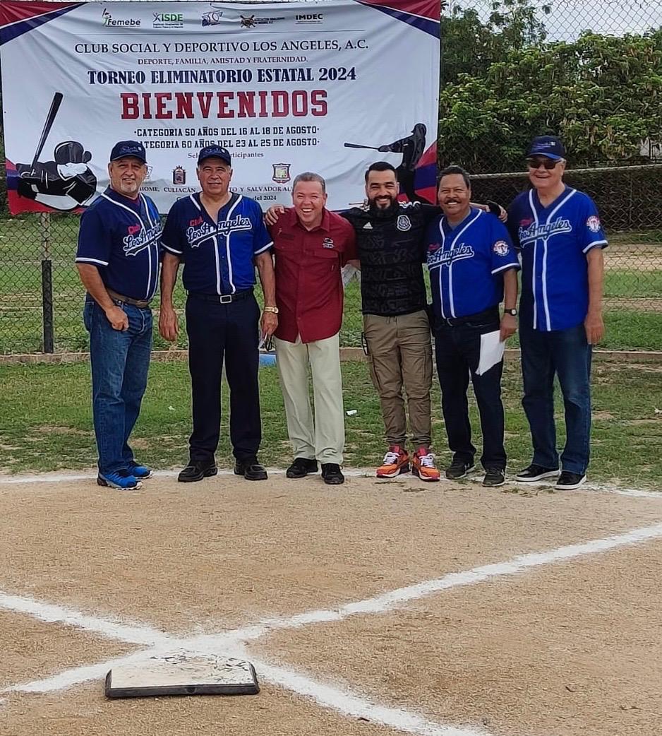 Inauguran Torneo Eliminatorio Estatal de Beisbol de 50 Años y Mayores $!Inauguran Torneo Eliminatorio Estatal de Beisbol de 50 Años y Mayores