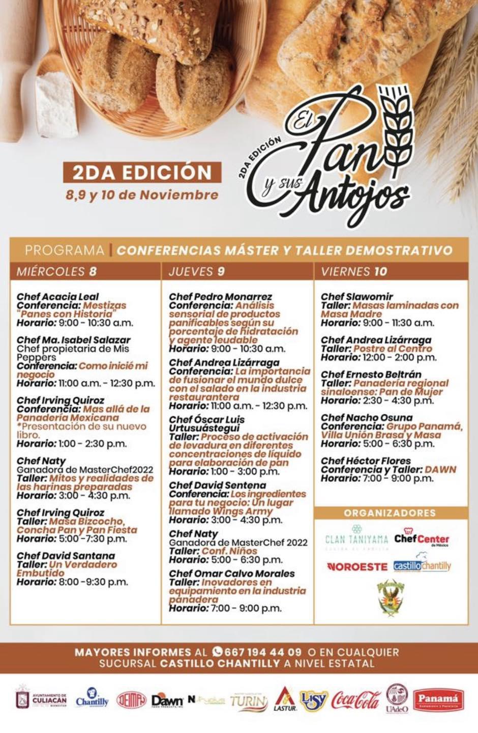 Regresa El Festival del Pan y sus Antojos a Culiacán $!Regresa El Festival del Pan y sus Antojos a Culiacán