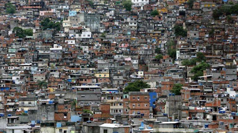 Favela en Rio de Janeiro, Brasil