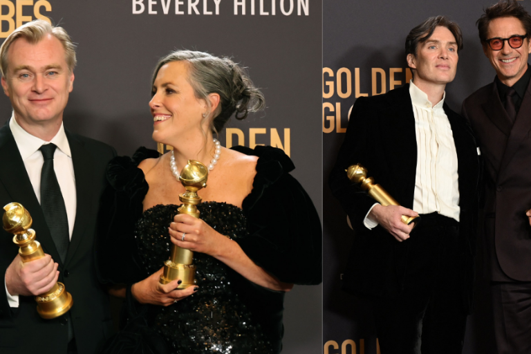 Triunfa ‘Oppenheimer’ como mejor película en los Golden Globes 2024