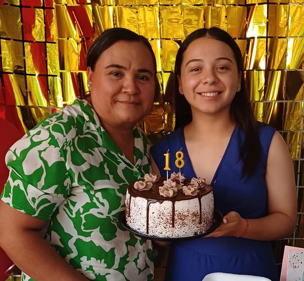 $!Noelia con su hija menor Noelia Melissa.