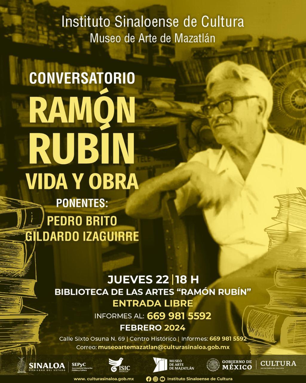 $!La conferencia será el jueves 22, a las 18:00 horas, en el Museo de Arte de Mazatlán.