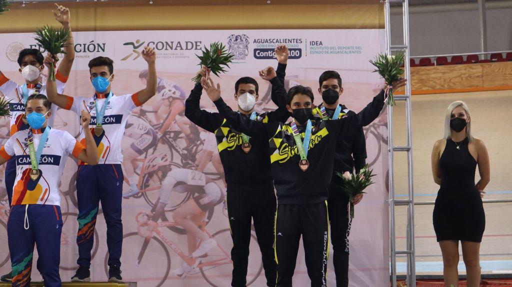 $!El ciclismo de pista sinaloense tiene sólido arranque en Aguascalientes