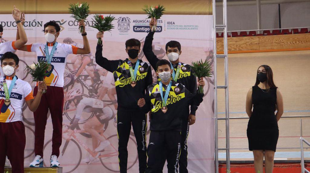 $!El ciclismo de pista sinaloense tiene sólido arranque en Aguascalientes