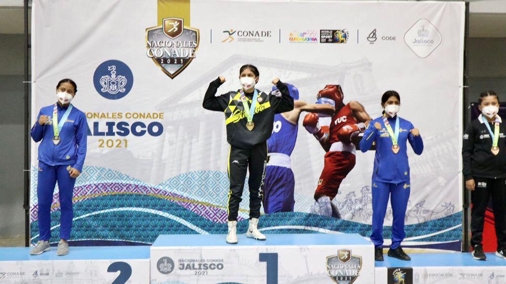 $!Boxeo sinaloense conquista dos oros en Nacionales Conade