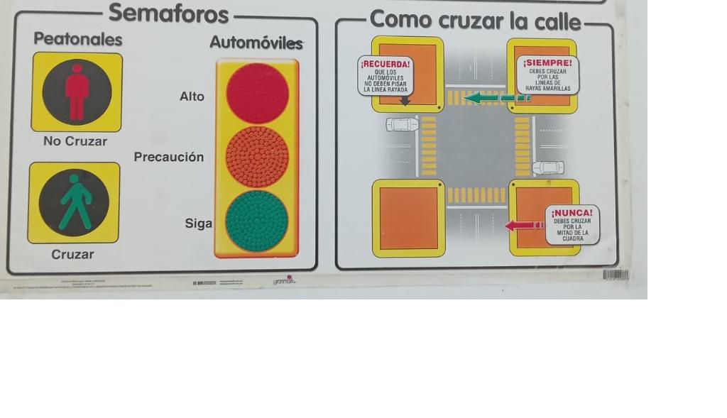 $!Forma segura de cruzar las calles