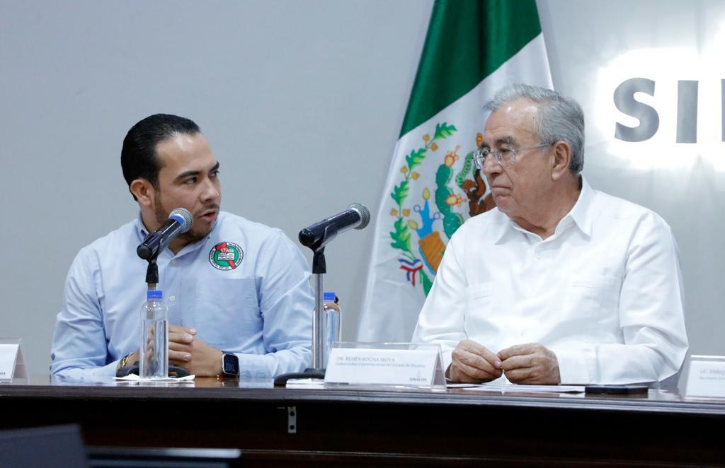 $!Se reúne Rocha Moya con Michel Benítez, nuevo dirigente del Stase