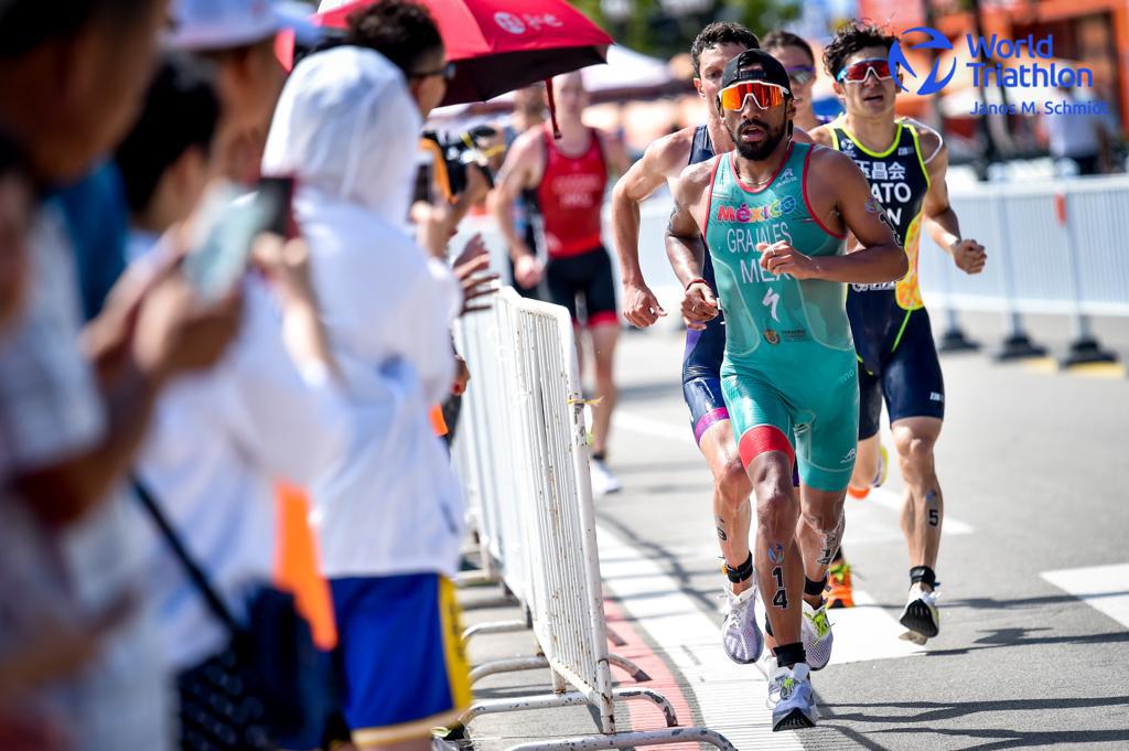 $!Crisanto Grajales conquista oro en Copa Mundial de Triatlón Weihai 2023