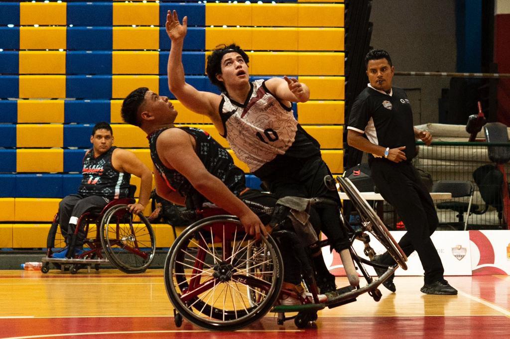 $!Logra Sinaloa par de victorias en baloncesto sobre silla de ruedas