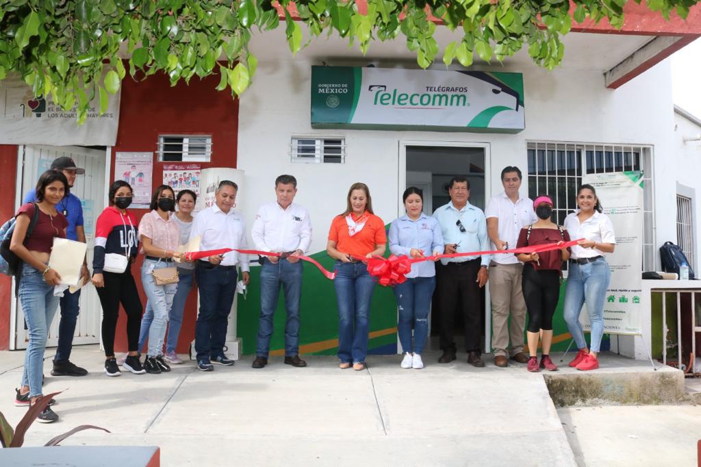 $!Estrenan oficinas de TELECOMM a Escuinapa; no tenían este servicio desde 2018