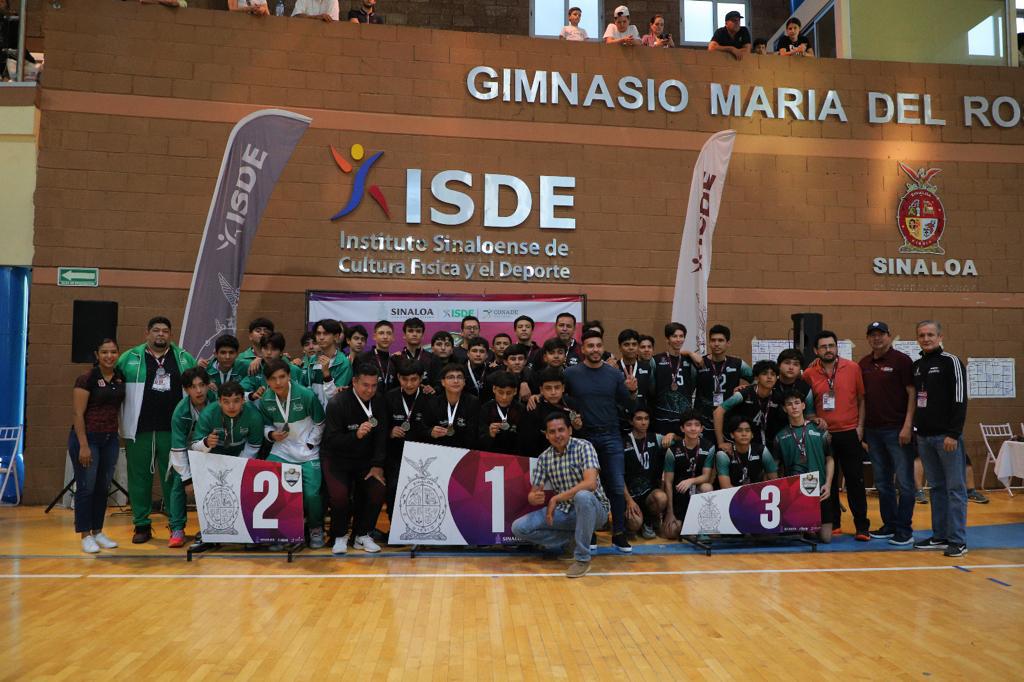 $!Gana Guasave cinco categorías en voleibol de sala