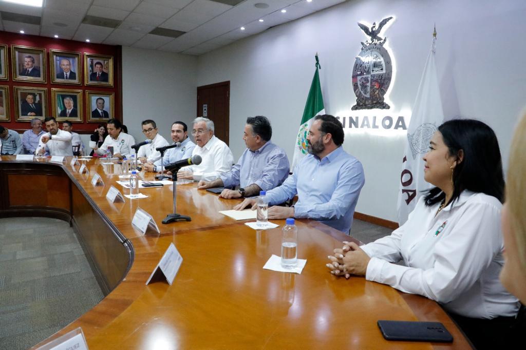 $!Se reúne Rocha Moya con Michel Benítez, nuevo dirigente del Stase